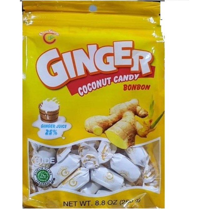  خرید تافی کندی جینجر طعم قهوه 250 گرم Ginger