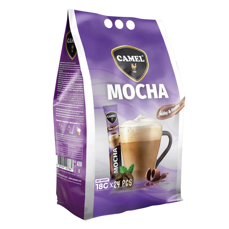 قهوه فوری موکا کمل Camel Mocha  بسته ۲۴ عددی