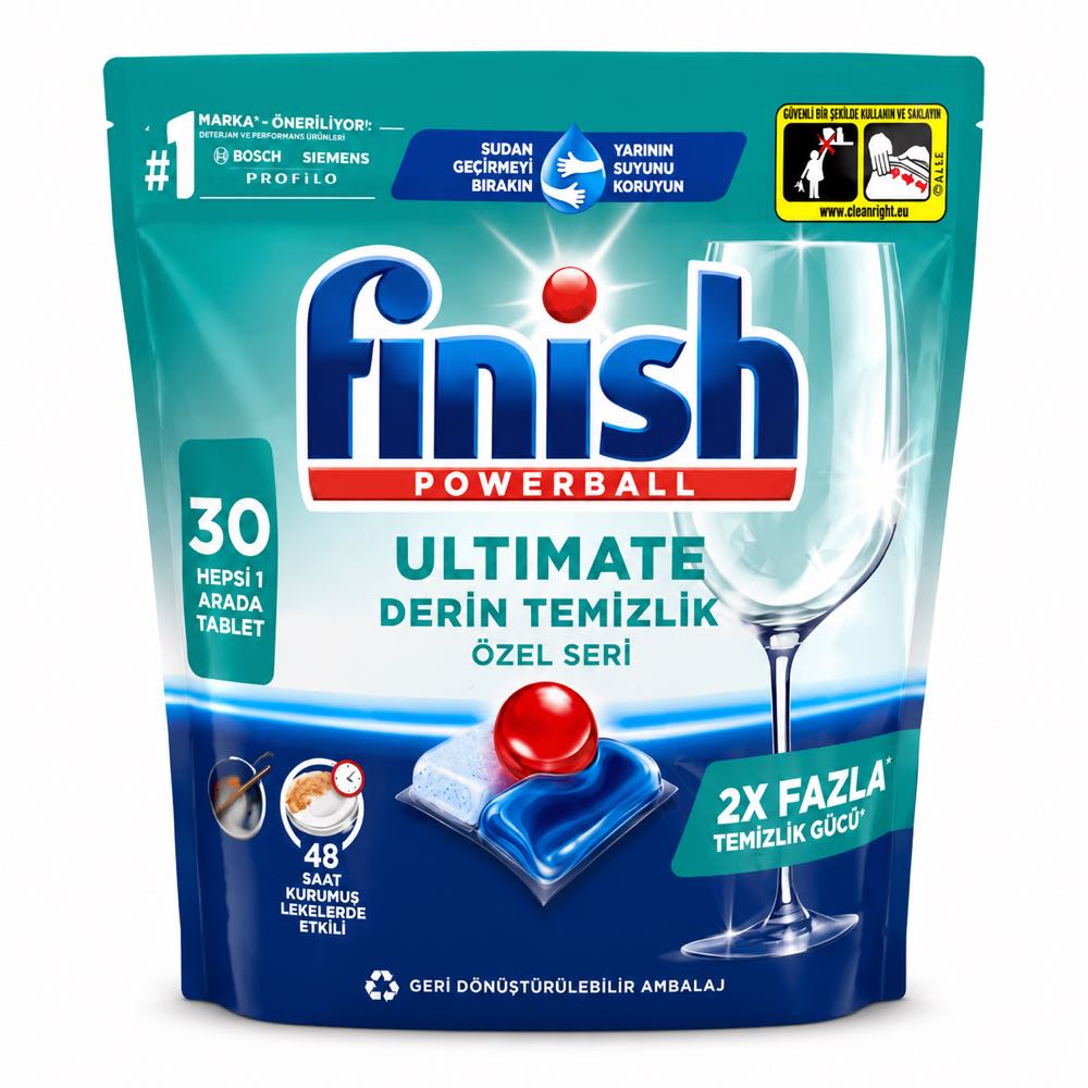 قرص ماشین ظرفشویی فینیش30 عددی Finish Ultimate  