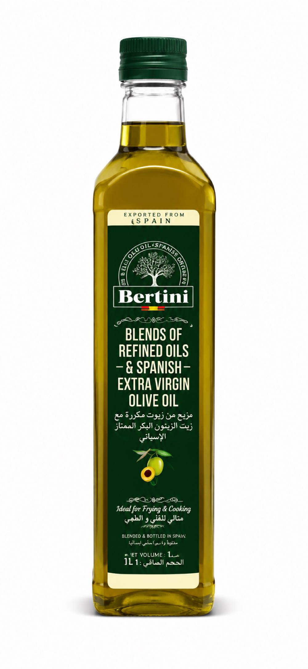 روغن زیتون Bertini اسپانیا ۱ لیتری | Extra Virgin Olive Oil اصل