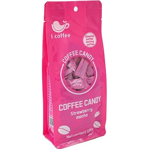 قرص قهوه موکای توت فرنگی کافه کندی icoffee وزن 100 گرم