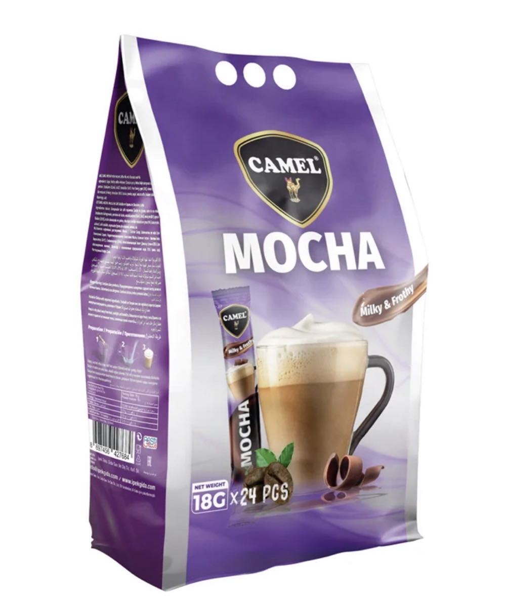 قهوه فوری موکا کمل Camel Mocha  بسته ۲۴ عددی