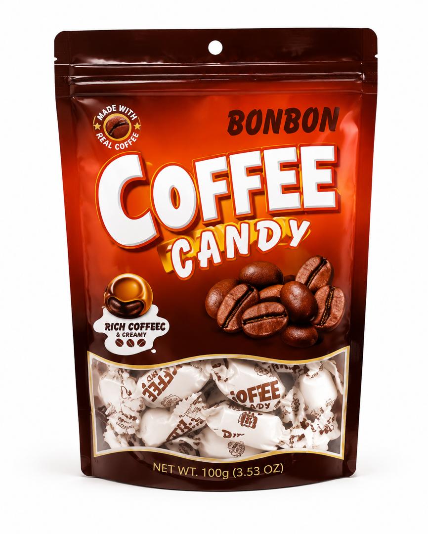 تافی کندی با طعم قهوه 250 گرم 