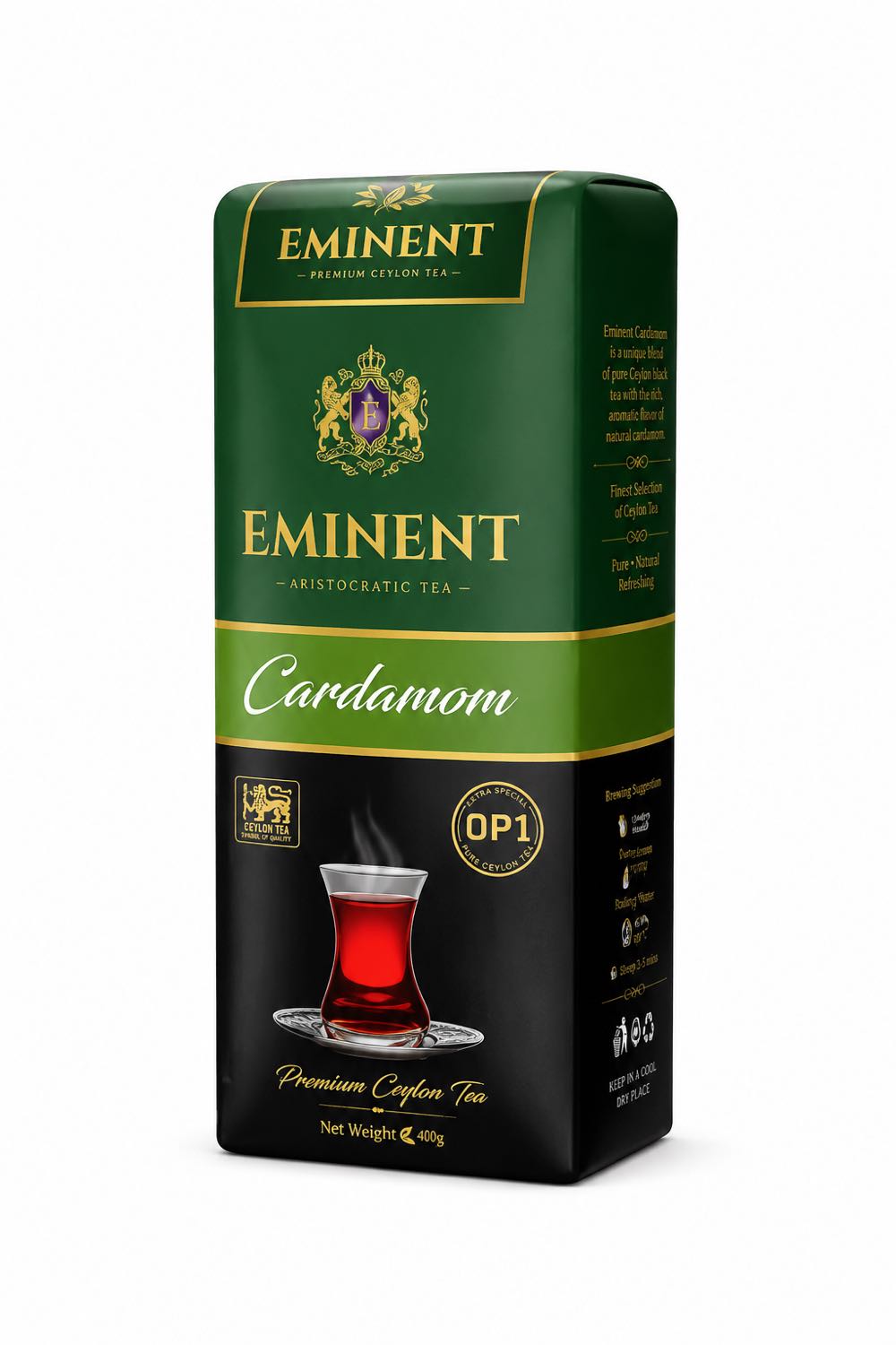 چای امیننت با طعم هل 500 گرمی پاکتی Eminent