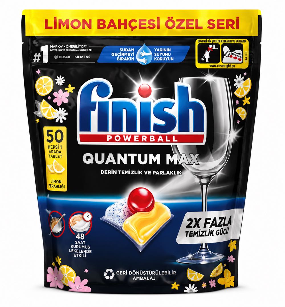 قرص ماشین ظرفشویی فینیش50عددی Finish Quantum Max 