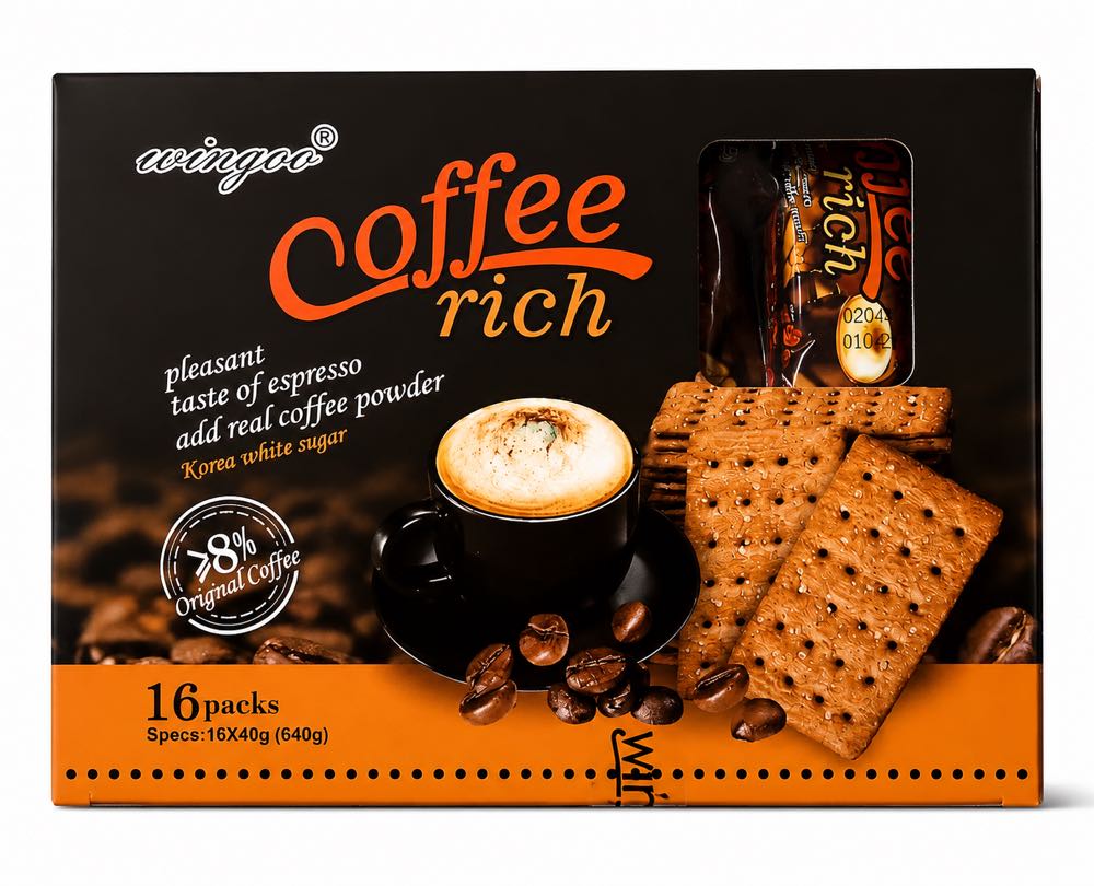 بیسکویت کافی ریچ Coffee Rich قهوه‌ای 16 عددی