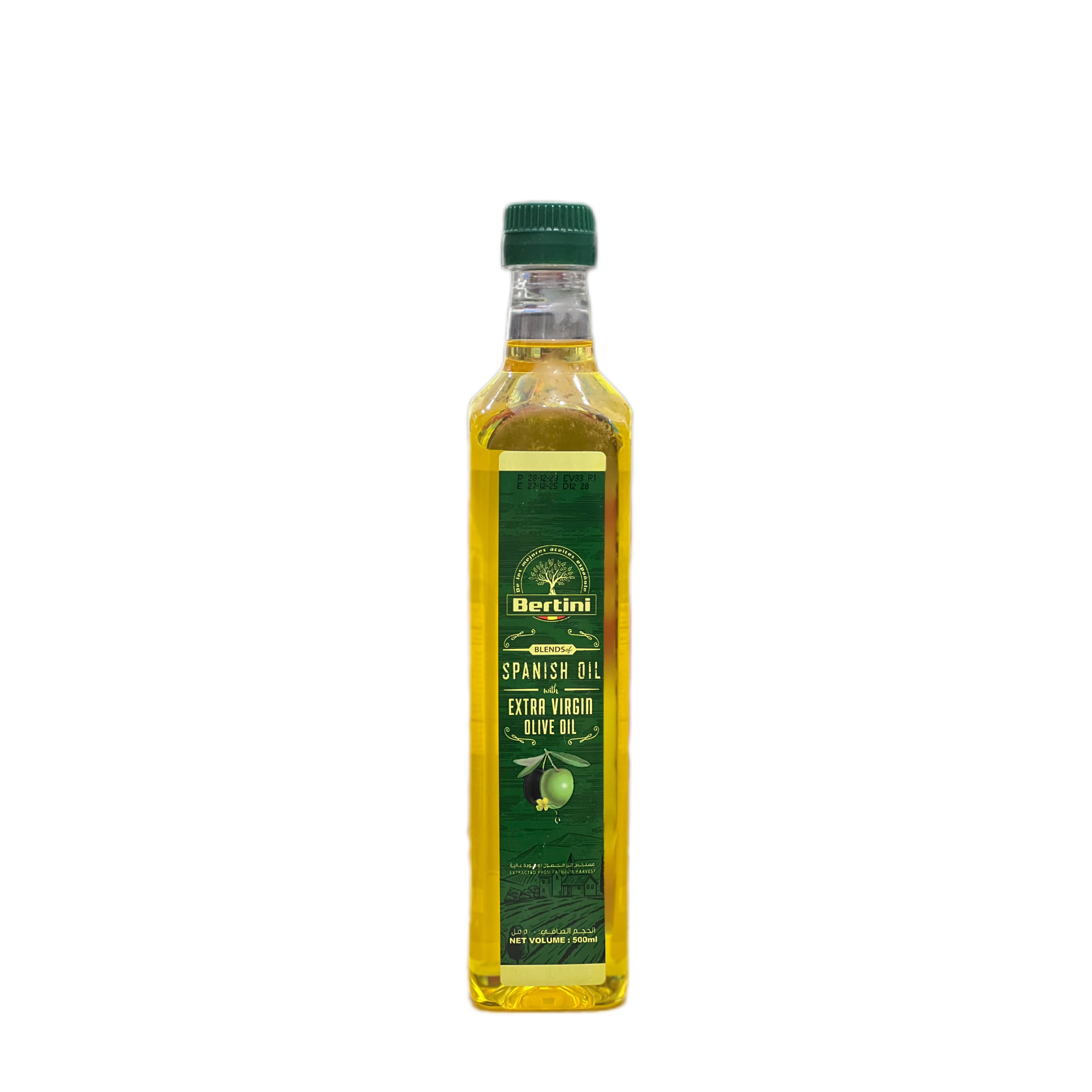 روغن زیتون بکر فوق العاده اسپانیایی0.5 لیتری برتینی