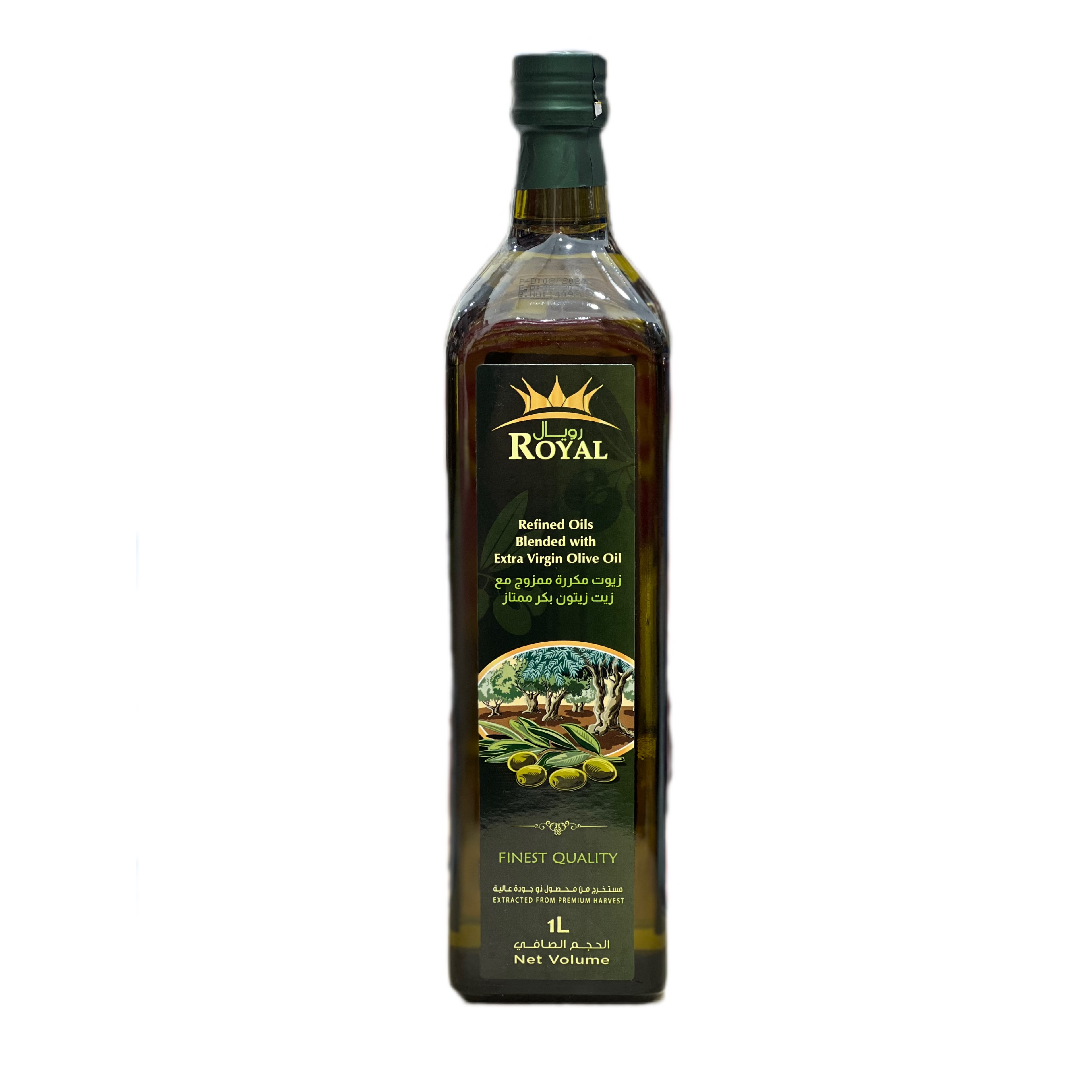روغن زیتون رویال Royal  شیشه ای 1 لیتری
