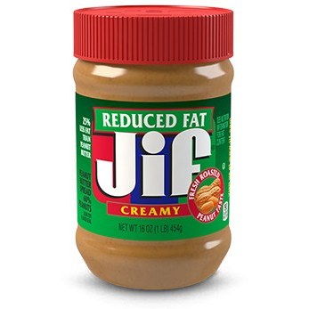 کره بادام زمینی جیف مدل کم چربJif REDUCED FAT 
