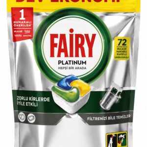 قرص ماشین ظرفشویی فیری 72عددی Fairy Platinum