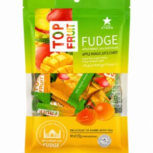 آبنبات سیب و انبه Top Fruit Fudge | آبنبات نرم میوه‌ای خارجی